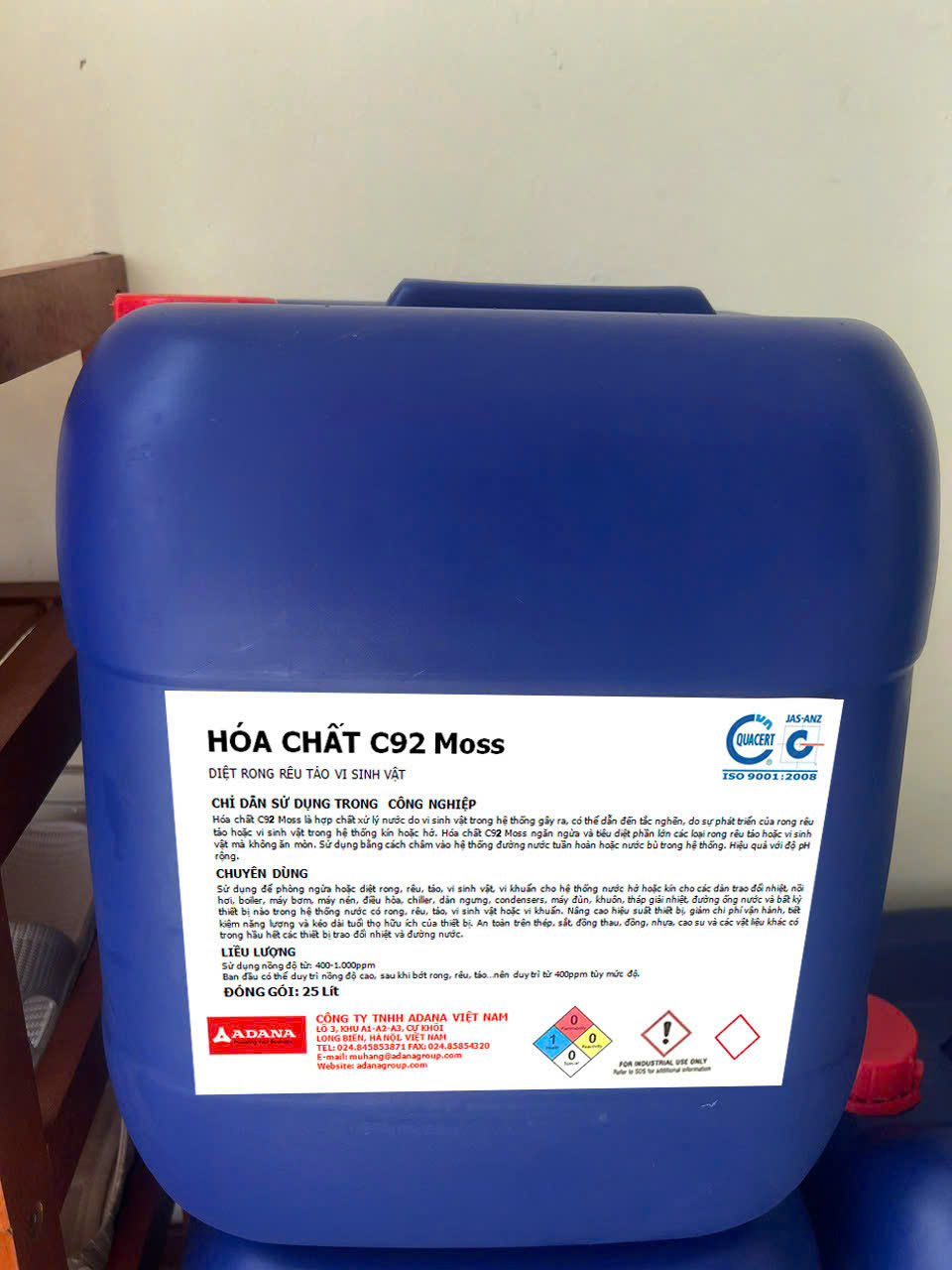 Hóa chất xử lý rong rêu tảo vi sinh C92